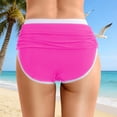 thumbnail image 6 of Leey-World Swim Bottoms for Women Women’s High Waisted Full Ruched Bikini Swim Bottoms Tummy Control Full Coverage Swimsuit Bottoms(Hot Pink,L), 6 of 9