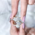 thumbnail image 5 of Rosec Jewels - Lab Created Diamond Bypass Engagement Ring for Women - EF-VS Quality Certified, 10K Yellow Gold, US 3.00, 5 of 9