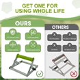 thumbnail image 5 of Adjustable Cutting Machine Support Frame Table Saw Stand Height Adjustable 2024 green concave shaft, 5 of 5