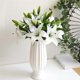 thumbnail image 3 of 5Pcs Artificial Lily Flowers Real Contact Fake Lily Flowers White, 3 of 5