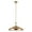 Polished Brass / Glossy Opal Glass, variant on PD344020PNGO-Alora Lighting-Palmetto - 1 Light Pendant-11.75 Inches Tall and 20 Inches Wide-Polished Nickel Finish