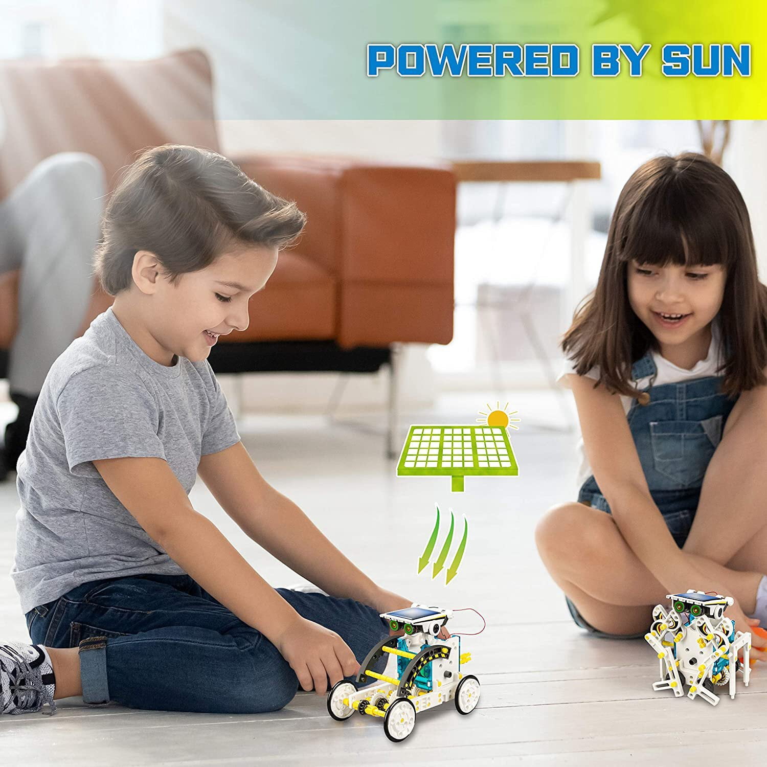 Freecat 12-in-1 Solar Power Robots Creation Toy, DIY Robotics Kit Science Educational Toy Building Robotic Set for Kids Age 8-12