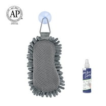 LOUKIN Shag Dry Erase Eraser (Free 3.4 oz Whiteboard Cleaner Included), Microfiber Whiteboard Eraser