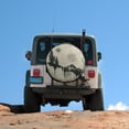 thumbnail image 5 of Camper Spare Tire Cover 12 Inch Nature Mountain Compass Wheel Protectors Tyre Covers Weatherproof Wheel Covers Mountain Compass Nature Camper for Camper Travel Trailer SUV Truck, 5 of 8