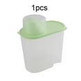 thumbnail image 2 of Kitchenware Plastic Sugar Rice Food Fresh Storage Box Container Green 1.9L, 2 of 2