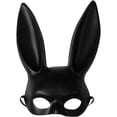 thumbnail image 3 of Antifaz de Conejo BunMask 4 pzas. 35x21x13 cm Plástico PVC Negra Máscara Bunny., 3 of 3