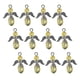 thumbnail image 3 of 12 piezas de colgantes de ángel, abalorios rico y , abalorios facetados de cristal en apariencia de lágrima, fabricación de joyas de Metal plateado perfecl  Encantos de ángel facetados de cristal, 3 of 8