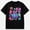 Black-22, variant on Women's Neon Ghosts Bows and Pumpkin Halloween Shirt, Cute Spooky Graphic Short Sleeve T-Shirt