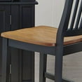 thumbnail image 5 of Homestyles Americana Black Wood Counter Stool, 5 of 5