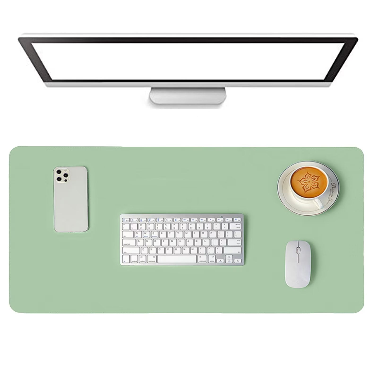 NonSlip Desk Pad,Mouse Pad,Waterproof PVC Leather Desk Table Protector