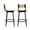 Creamy White, variant on Tcbosik 2 Pack Swivel Counter Bar Stools, Hand Woven Paper Rope Dining Barstools with Metal Frame for Kitchen Restaurant, Creamy White