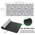thumbnail image 6 of Gaming Mouse Pad White, Big Mouse Pads Office Desk Pad, XXL Mousepad Non-Slip Rubber Base Waterproof with Stitched Edges, 35.4 X 15.7 inch for Work/Game/Office/Home Little Penguin Isolated, 6 of 6