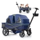 thumbnail image 1 of Gladly Family Anthem4 Quad All-Terrain Wagon Stroller with Easy Push and Pull, Removable XL Canopies, and Sturdy, Safe Folding for Storage and Transport, Neon Indigo, 1 of 5
