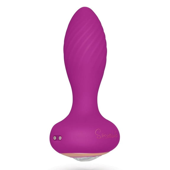 Bodywand Socialite Paradis Vibrating Silicone Anal Plug, Purple
