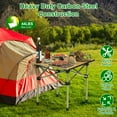 thumbnail image 5 of SUREGO Roll Up Camping Table Portable Lightweight, 20x20in Folding Outdoor Picnic Table with Carry Bag for 2-3 People, Beach Patio BBQ, 5 of 9
