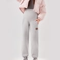 thumbnail image 2 of Edvintorg Maternity Pants Fashion Women's Solid Color Casual Loose Sports Pants with Pocket Maternity Sweatpants Loungewear Pregnancy Clothes for Women, 2 of 3