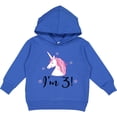 thumbnail image 2 of Inktastic Third Birthday Cute Unicorn Toddler Hoodie, 2 of 4