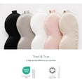 thumbnail image 3 of Fishers Finery 25 Momme 100% Organic Mulberry Silk 3D Sleep Mask - Contoured Travel Eye Mask, Soft, Cooling, Zero Eye Pressure - New and Improved Style (Taupe), 3 of 6
