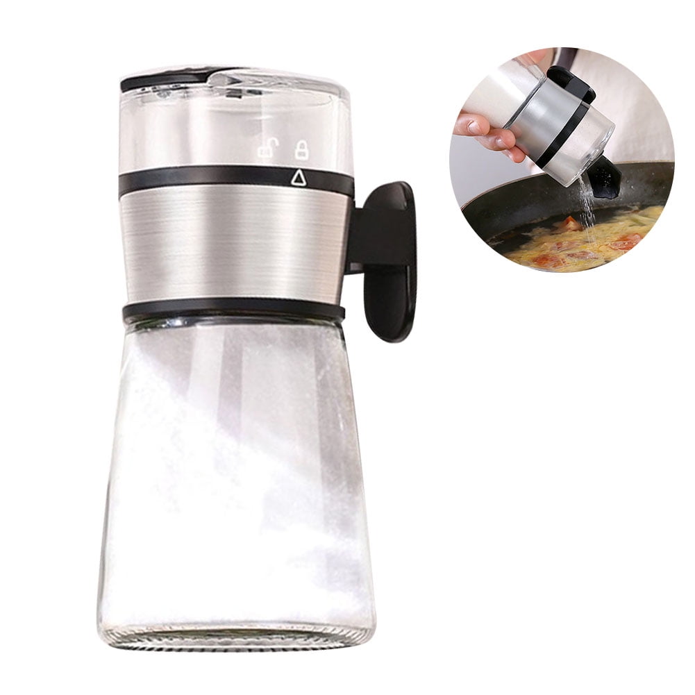 Akoyovwerve Kitchen Salt Glass Jar With Holes 5G Quantitative Bottle