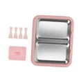 thumbnail image 2 of Siruishop Ice Cream Maker DIY Household Easy to Clean Multifunction Instant Cold Plate Pink With Lid, 2 of 8