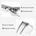 thumbnail image 5 of LoonWear Scoop Set, Ice Cream Scoop Set, 3 PCS Stainless Steel Scoops for Baking Include Small Size (1.6 In), Medium Size (2 In), Large Size (2.5 In), Ergonomic Handle Dough Scoop, 5 of 5