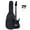 Black, variant on UPPYL Electric Guitar Starter Guitar Kit for Beginners & Professionals W/Bag, Shoulder Strap, Wrench Tool, Plectrum  for School Band, Beginner Practice & Music Lessons Black