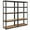 Black, variant on Costway 2PCS 72'' Heavy Duty Storage Shelf Steel Metal Garage Rack 5 Level Adjustable Black