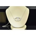 thumbnail image 2 of Ladies 14K White Gold Diamond Double Heart Pendant Charm with 16" Chain .17 CT., 2 of 4