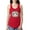 Red, variant on Baseball Mom Jaguar Print Sports Ladies Racerback Tank Top, Dark Grey, Large