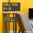 thumbnail image 5 of 3/4 In H Pipe Leg Kit Console Table - 2 pack, 5 of 10