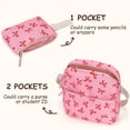 thumbnail image 7 of Cute Coquette Bow Backpack for Girls 3 Piece Set Laptop Daypack | Lightweight Adjustable Straps, Back to School Backpack, For Work School Commute Travel, Cute Fashion Bookbag(Black), 7 of 7