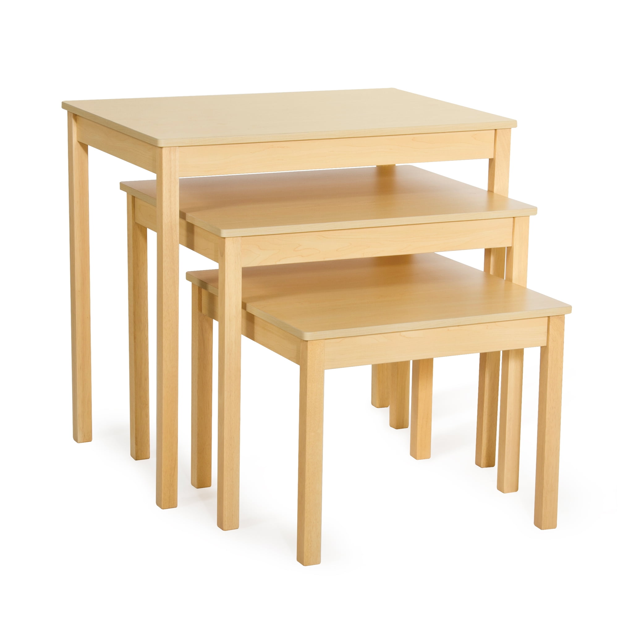 Guidecraft Nesting Display Tables, Natur