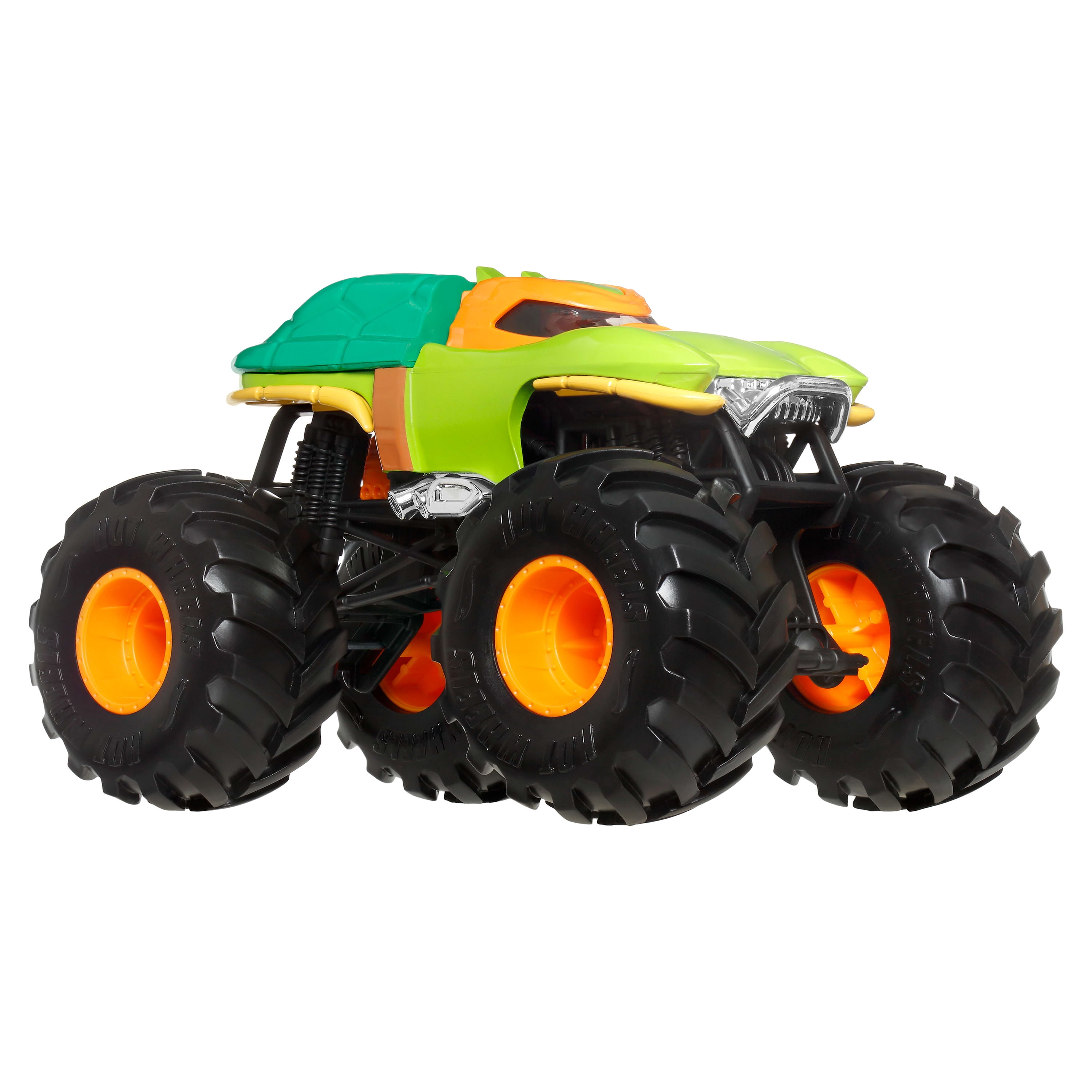 Hot Wheels Monster Trucks Camion surdimensionné Échelle1:24, Teenage Mutant Ninja Turtles