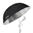 thumbnail image 1 of Selens 65 Inch Diameter Photography Studio Umbrella, Black/Silver Reflective Lighting Umbrella for Flash Light and Location Shoots, 1 of 5