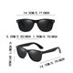 thumbnail image 3 of Gafas de sol para hombre y mujer Gafas de sol negras 400 Unisex Retro Clásicas Deportivas Conducción Camping, 3 of 6