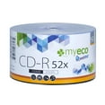 thumbnail image 4 of Lot de 200 MyEco CD-R CDR 52X 700MB 80Min Économie Logo de Marque Dessus Écrire une Fois Disque Média Vierge Enregistrement, 4 of 4