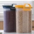 thumbnail image 4 of tredstone Good Sealing Cereal Storage Container Thoughtful Dry Food Storage Container For Kitchen Transparent Green, 4 of 6