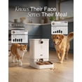 thumbnail image 2 of PiFi Automatic Cat Feeder with Camera, 6L Dual Hopper Cat Food Dispenser, Smart Automatic Dog Feeder, 5G 2.4G WiFi App Control, 1080P Dual HD Video, Night Vision, 2-Way Audio, Multi Cat Feeder, 2 of 9