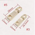 thumbnail image 2 of 8 Pieces Zip Pull Tabs Replacement 4 Colours 2 Sizes Metal Zipper Fixer Repair Replacement Puller Zipper Slider Zipper Puller, 2 of 4