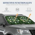 thumbnail image 4 of Naloa Happy Easter Print 2-Piece Windshield Sunshade,Foldable Car Front Window Sun Shades,for Most Sedans SUV Truck-Medium, 4 of 6
