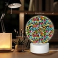 thumbnail image 6 of Balery Color Summer Pattern Acrylic Night Light Gift with 3 Color ModesTouch-Sensitive LED Lamp Perfect Gift for Mother's Day, Birthday, or Christmas, 6 of 9