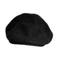 thumbnail image 4 of Retro British Style Cap Men Women Newsboy Hat Women Caps Cabbie Hat Black, 4 of 8