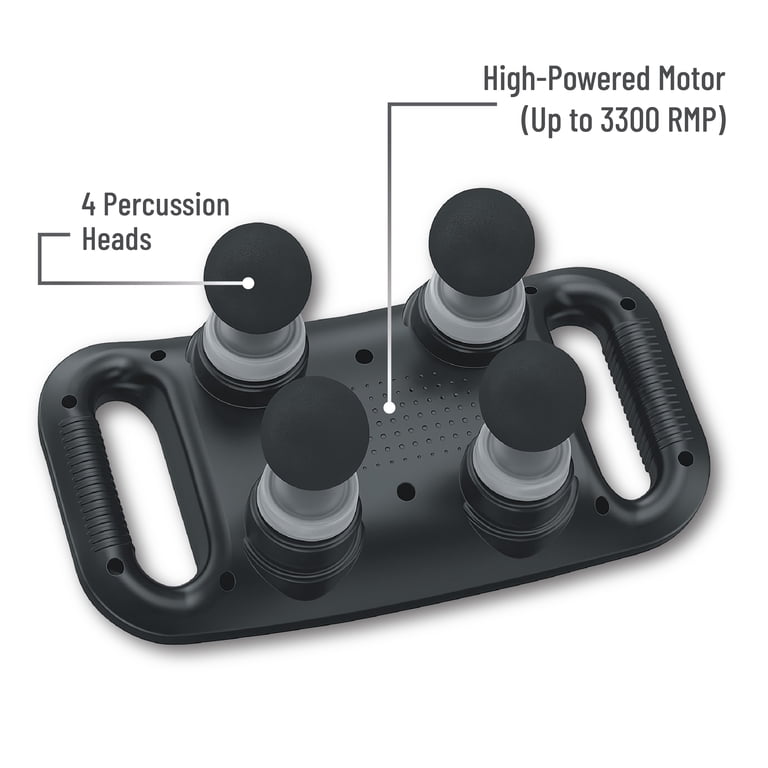 Trakk Sport Handheld Percussion Massager, 4 Heads photo 4