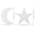 thumbnail image 2 of OUNONA 2pcs Bedroom Lights Plastic Creative Table Light for Home Users, 2 of 8