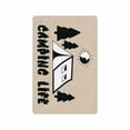thumbnail image 4 of Camping Rug Happy Camper Door Mat for RV Travel Trailer Outside Inside Camper Decor Welcome Camper Rugs for Front Door, 24x16in 30x18in, 4 of 5