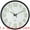 Black, variant on Unique Bargains Silent Non Ticking Battery Operated Wall Clock White