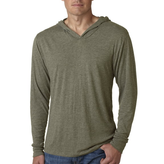 Mens Clementine Triblend Long-Sleeve Hoodie