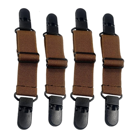 MOMOJIA Multipurpose Elastic Shoe Clip Nonslip Fasteners for Indoor Outdoor Footwear 4pcs