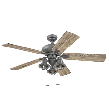 

YUFENGYUFENG Piercy Bronze 52 In. Indoor LED Ceiling Fan (5 s)