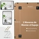 thumbnail image 5 of Espejo de Baño de Pared Costway Marco de Metal Rectangular Redondeado 76,5 x 56,5 cm, 5 of 8